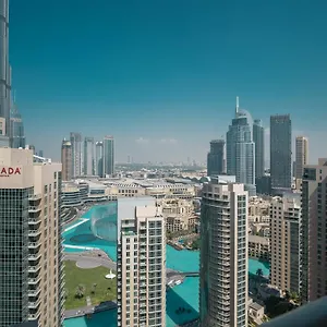  شقة Bellavista - Sophisticated - 2 Bedroom - 29 Boulevard - Burj Khalifa & Fountain View